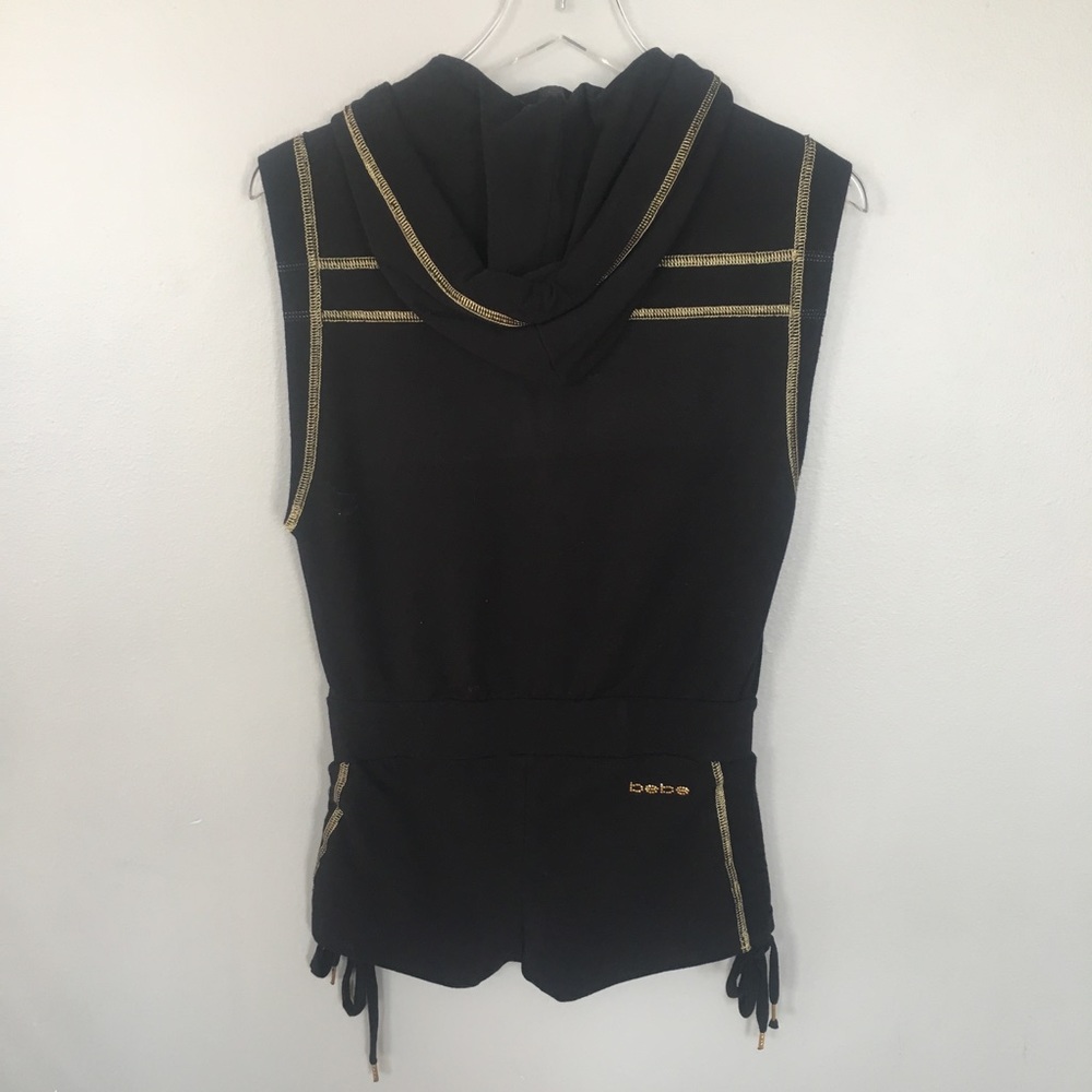 NWT Bebe Romper Zip Up Jumpsuit - Picture 2 of 6